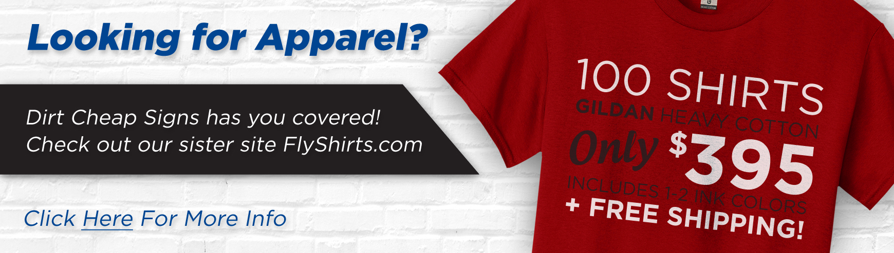 Looking for apparel?